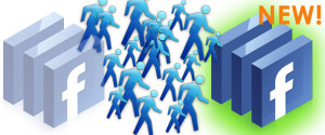 Le persone migrano da Google a Facebook