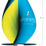 La turbina ad asse verticale prodotta dalla Wind Energy