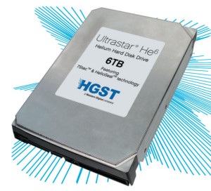 Western Digital Hard Disk da 6TB a basso consumo grazie all'elio