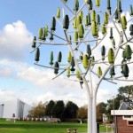 L'albero del vento, denominato Wind Tree, in tutto il suo splendore